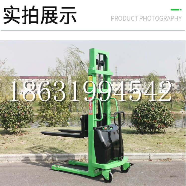 集宁区电动叉车堆高车液压铲车电瓶1吨2吨站驾步行式小型全自动叉车